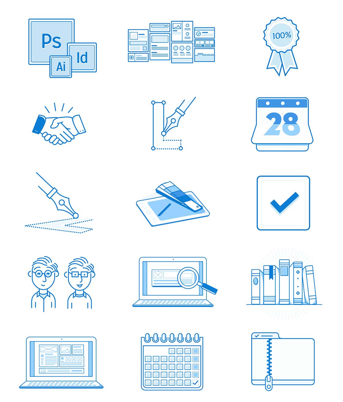 lightboard project icons