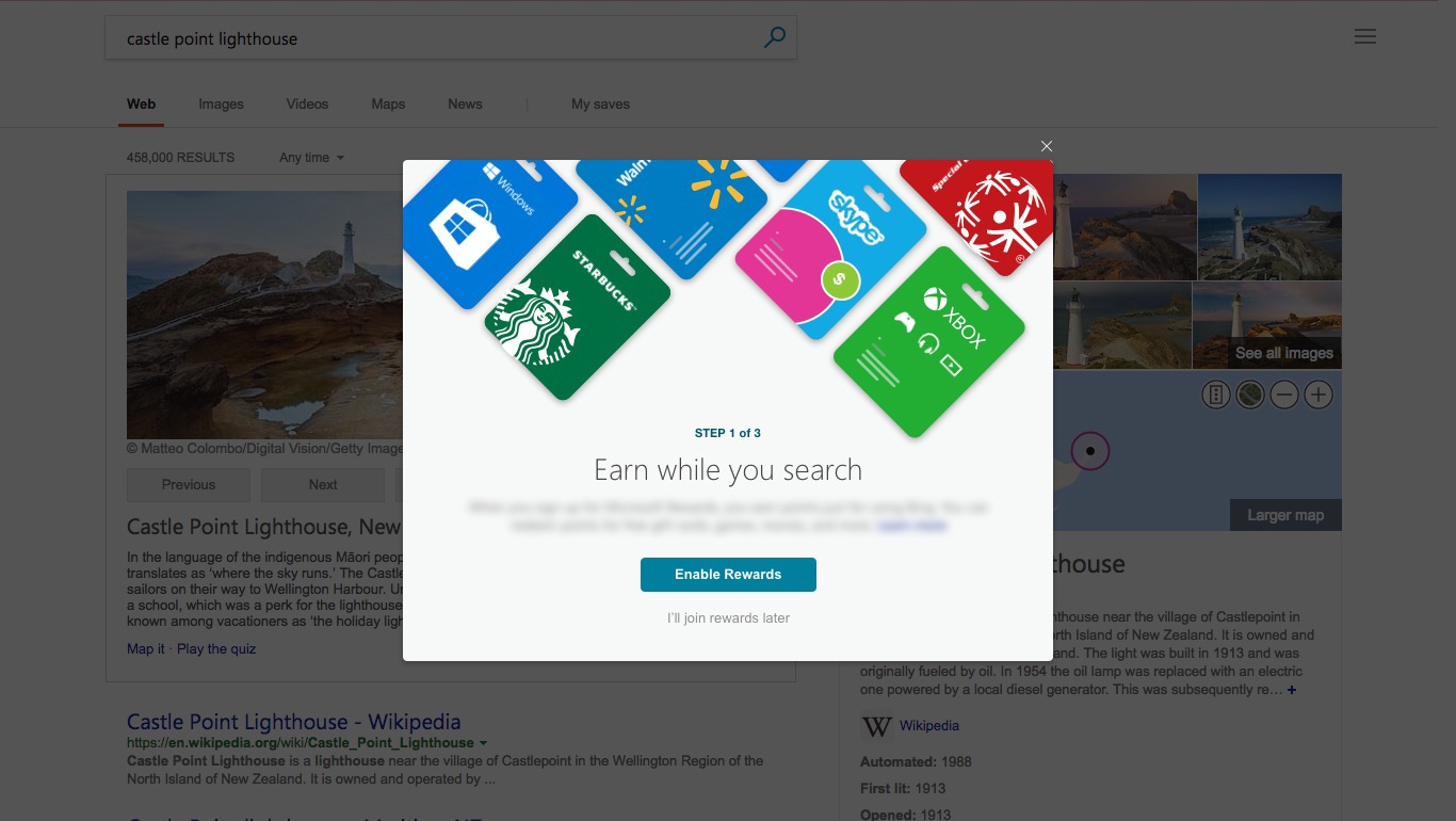 Seach Onboarding - Screen Option 1